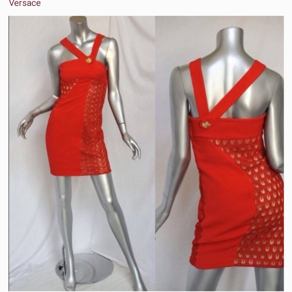 Versace for H&M red mini dress - Picture 5 of 5